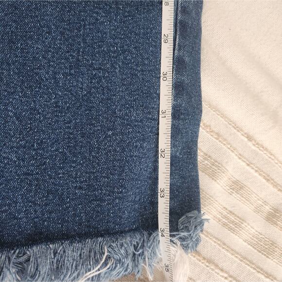 Cello high-waist straight frayed hem denim jeans size 3 - Picture 6 of 9